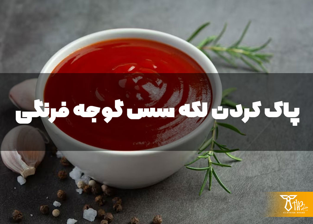 پاک کردن لکه سس گوجه فرنگی از روی لباس