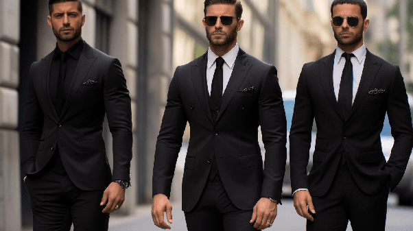 بهترین پیراهن برای کت و شلوار مشکی مردانه