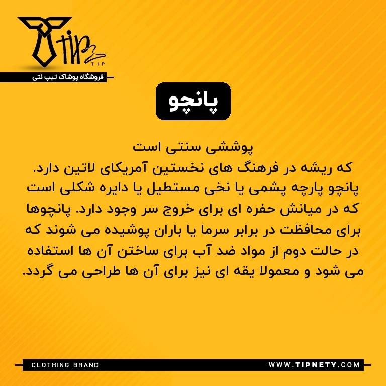 معنی پانچو درفارسی
