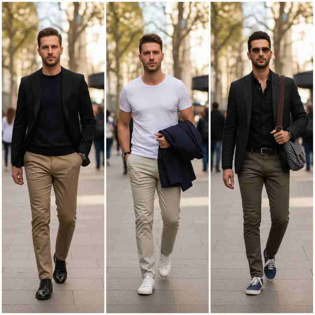 ست کردن شلوار پارچه ای