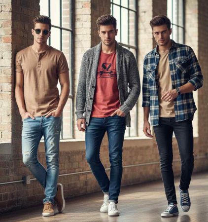 سایز شلوار لی مردانه