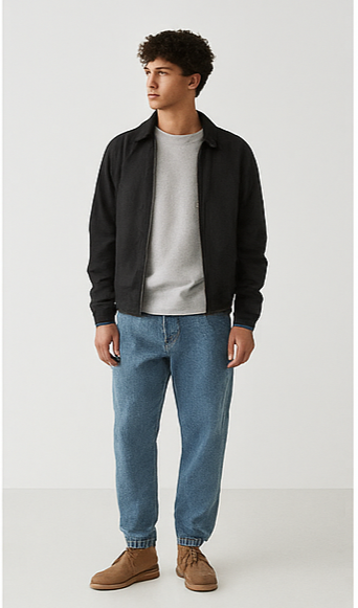 شلوار جین اسلش را با چی ست کنیم؟ 4 استایل نیمه رسمی با شلوار جین اسلش مردانه