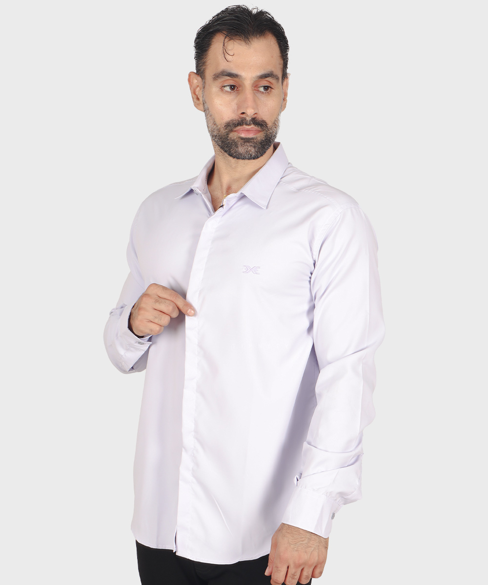                                           آبی روشن سبز مشکی یشمی یاسی نفتی پیراهن آستین بلند فیت 0939  - تصویر 11