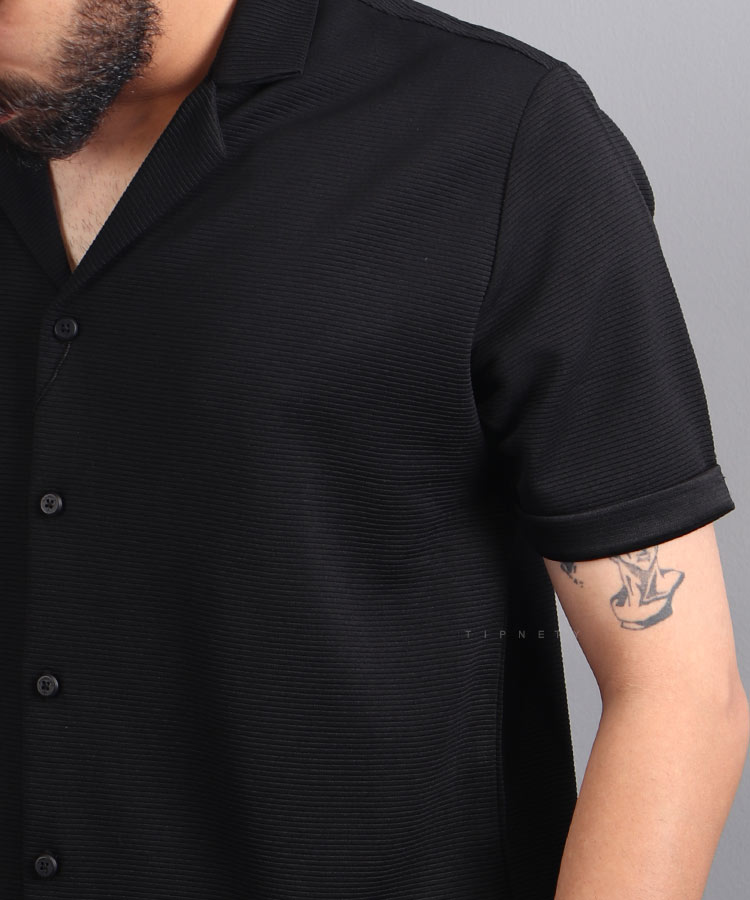 پیراهن یقه انگلیسی مردانه بیسکوییتی 1178