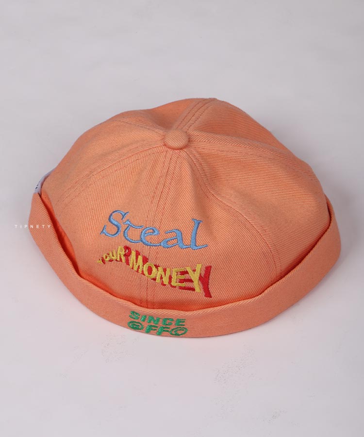 کلاه لئونی طرح دار و صورتی 0032