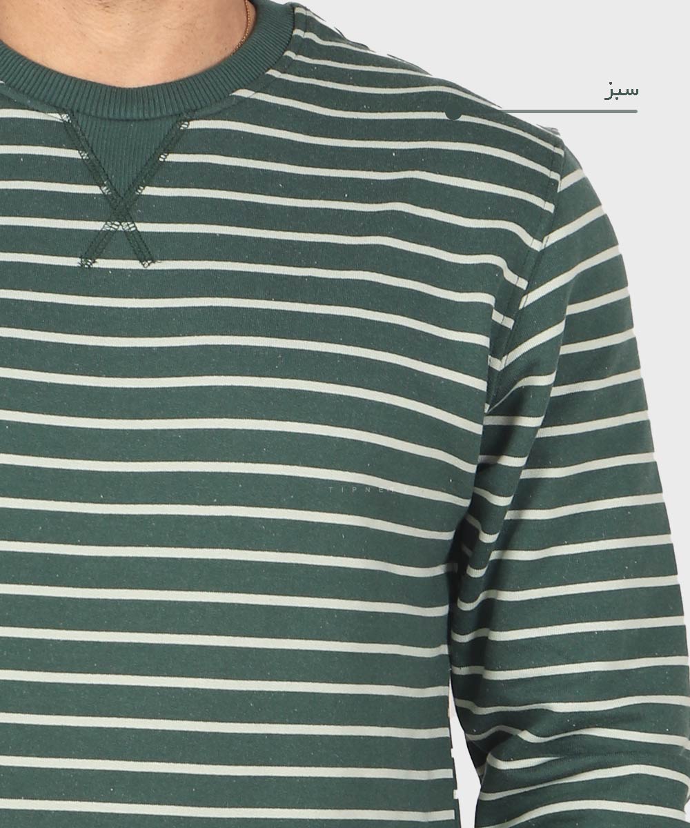                                     ملانژ آبی قهوه ای کرم سبز پاییزه پلیور 1532  - تصویر 10