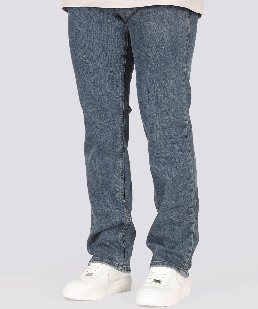 شلوار جین راسته مردانه ساده 4896