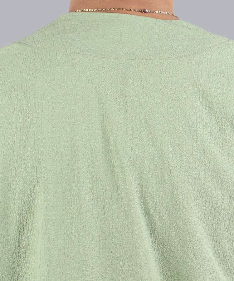                                   تیشرت لش 5245                                                                                                 شتری طوسی روشن دودی کرم سبز تیشرت کوبایی 5245  - تصویر 8