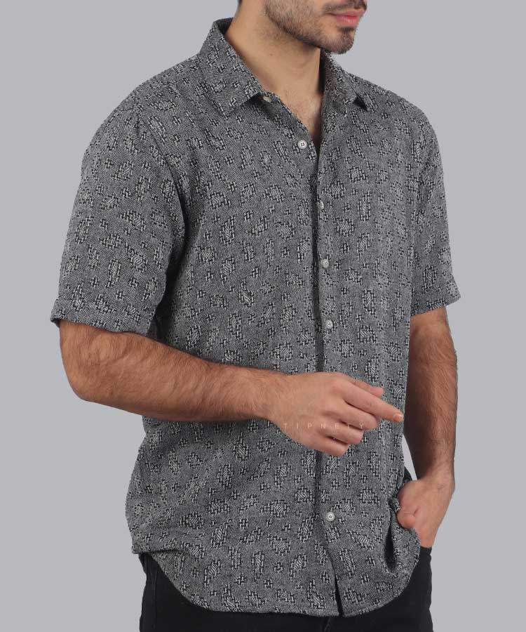 پیراهن لش مردانه طرح دار 0239