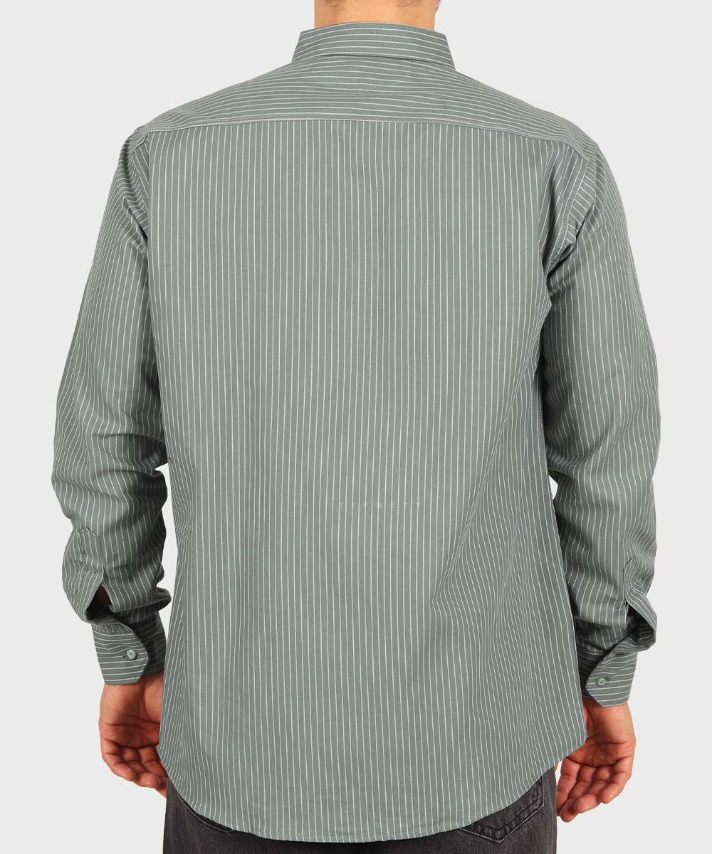           سبز طوسی روشن طوسی تیره سورمه ای پیراهن آستین بلند فیت 0377  - تصویر 4