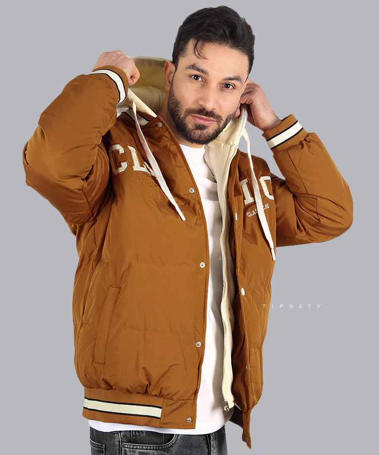                                         شتری استخوانی مشکی پاییزه سویشرت 2886  - تصویر 3