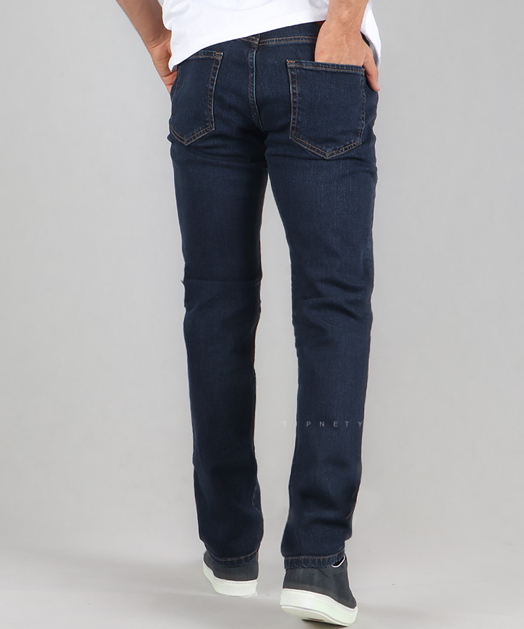                 سورمه ای   شلوار جین اسلیم 2071  - تصویر 3