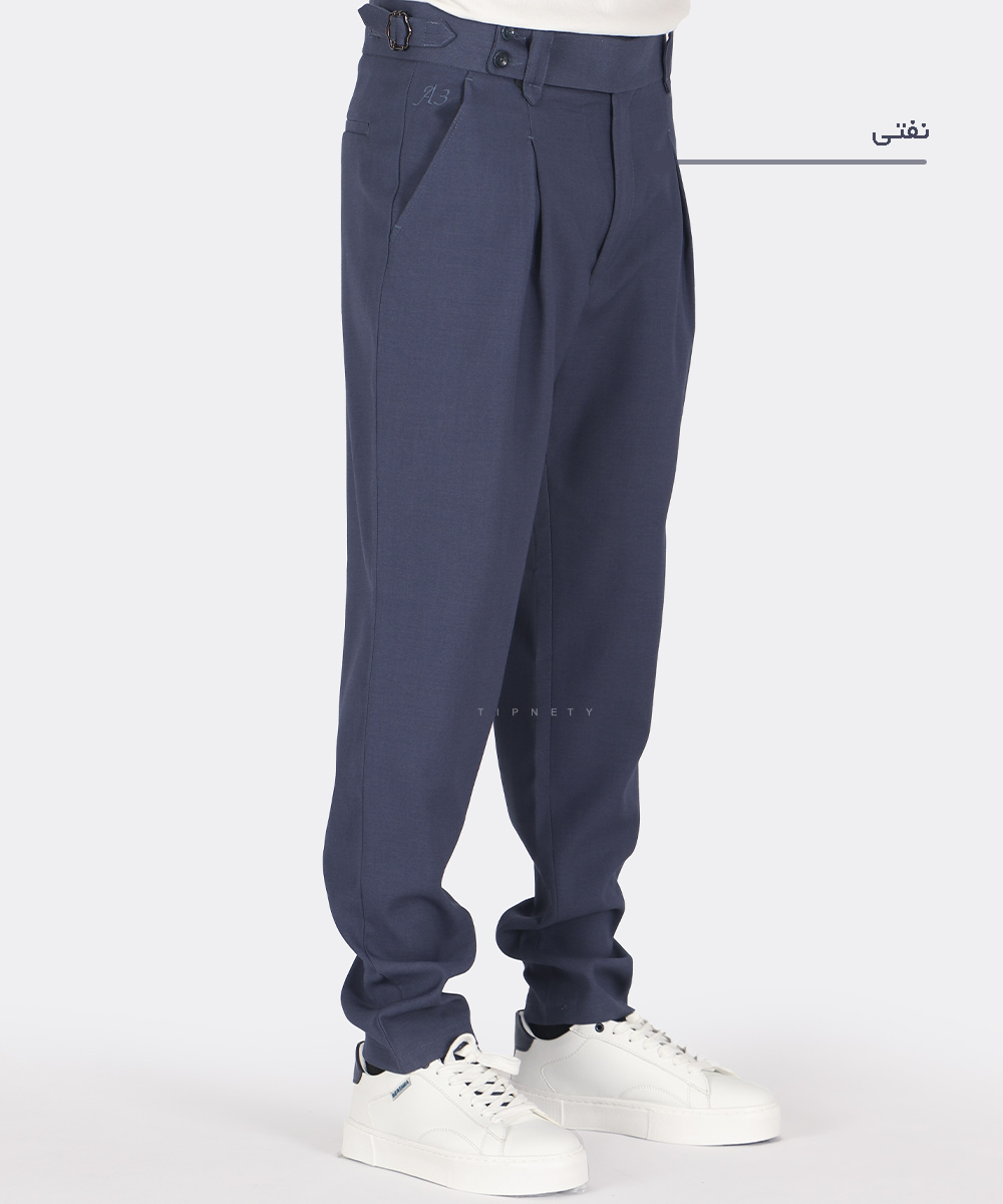                 نفتی طوسی مشکی کرم سورمه ای شلوار پارچه ای مام استایل 0925  - تصویر 7