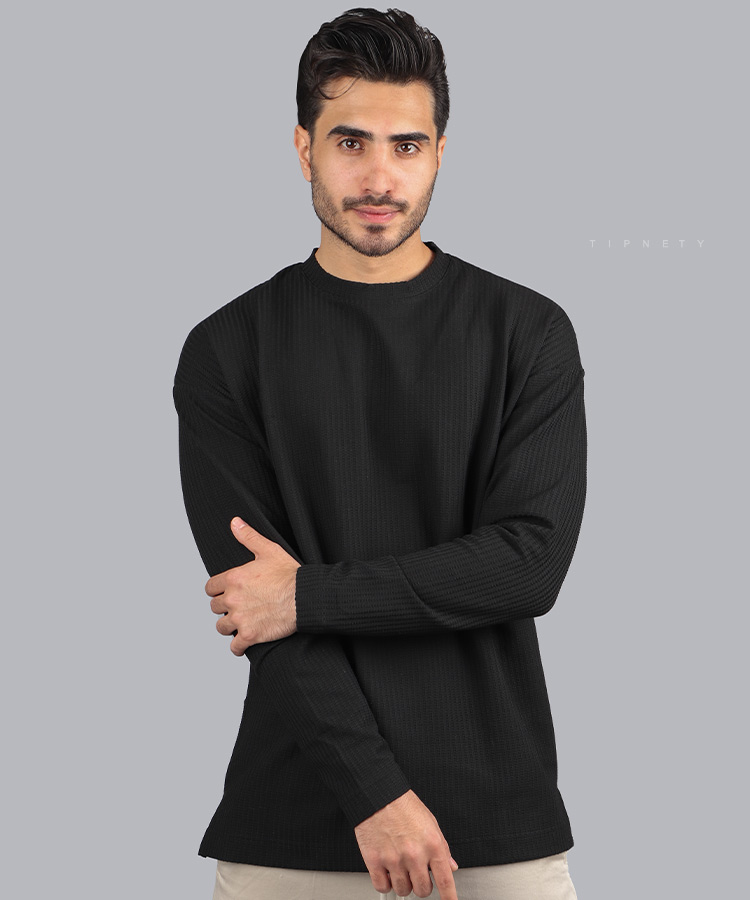 تیشرت مردانه آستین بلند برند مراکش 1918