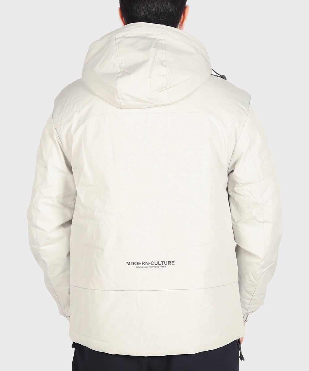 مشکی لجنی استخوانی صدری زمستانه کاپشن 7315  - تصویر 8