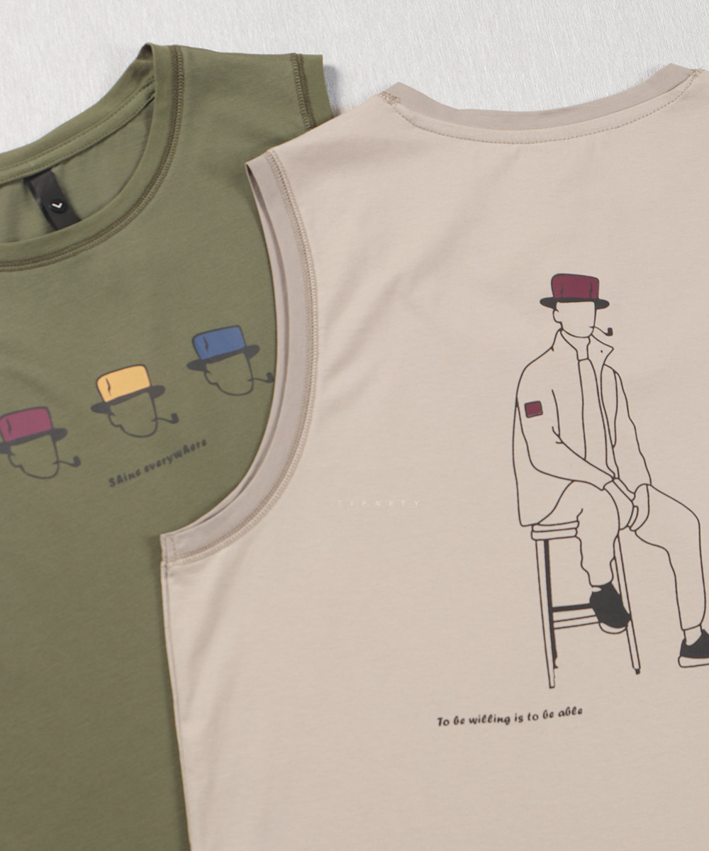 تنگ تاپ مردانه طرحدار 1354