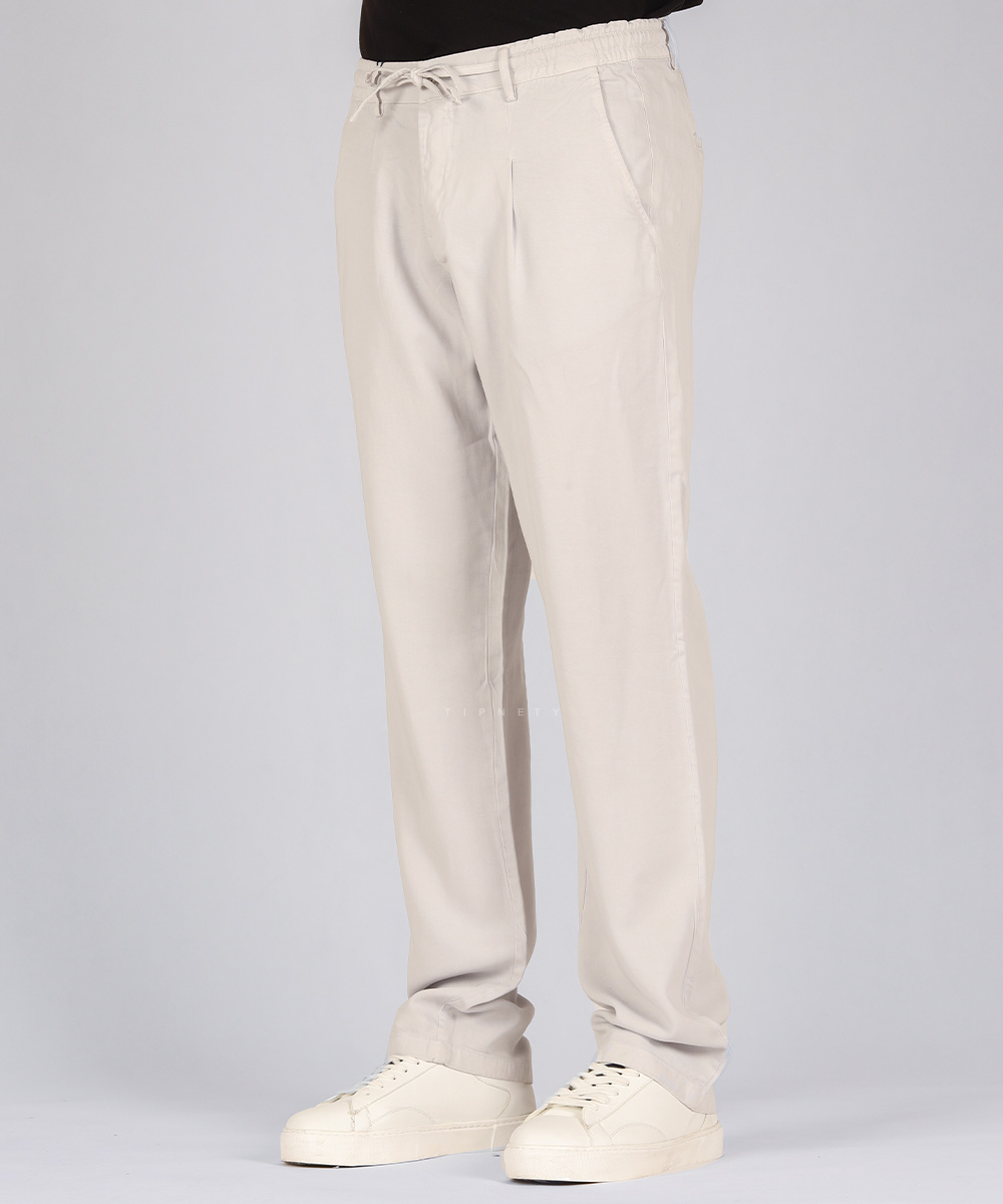             طوسی روشن شلوار پارچه ای اسلش 0085  - تصویر 7