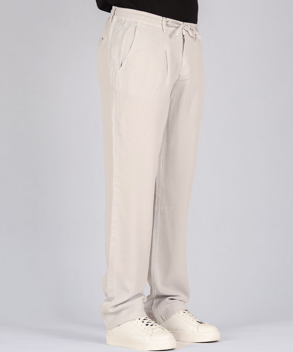             طوسی روشن شلوار پارچه ای اسلش 0085  - تصویر 4