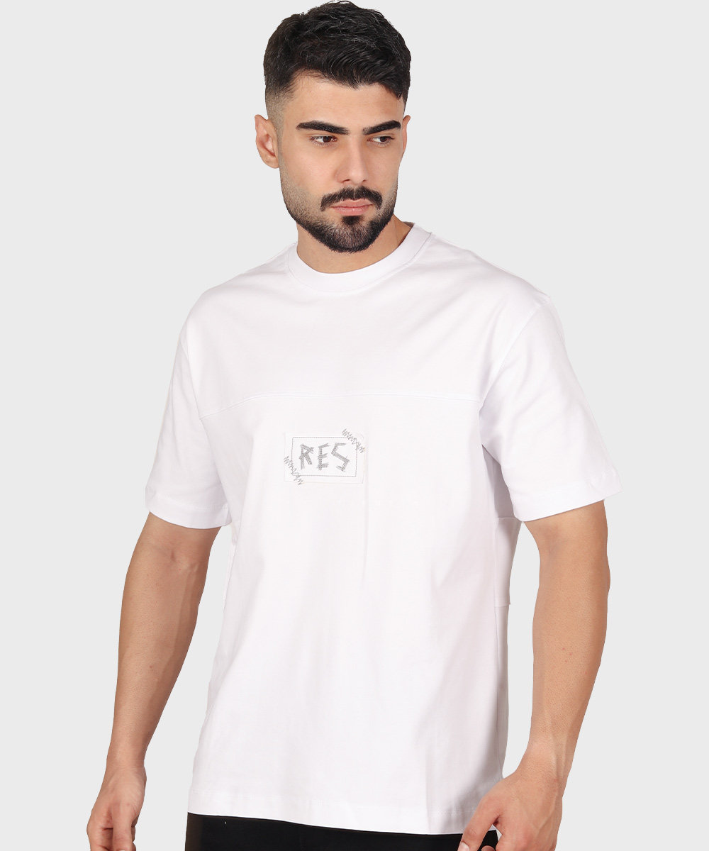         شکلاتی پسته ای سفید تیشرت لش 1685  - تصویر 3