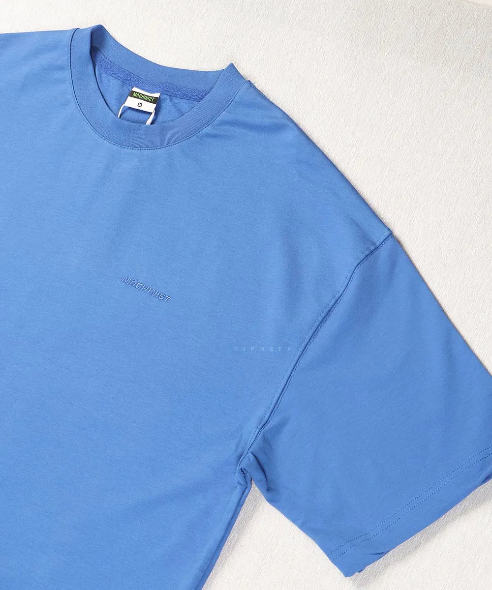 تیشرت لش آبی ساده برند ماچینیست 1783