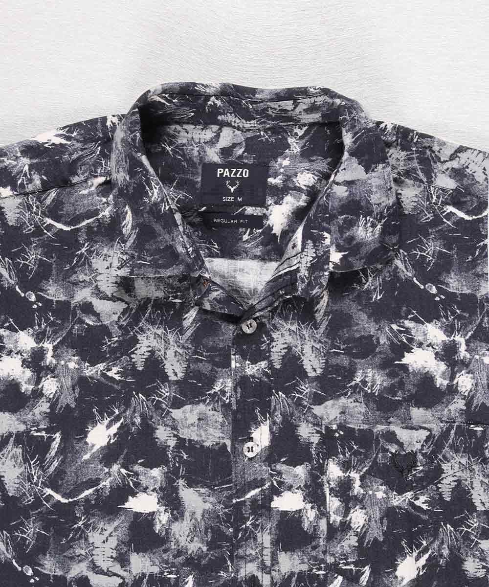                         سورمه ای شیری مشکی پیراهن آستین کوتاه کلاسیک 5501  - تصویر 18