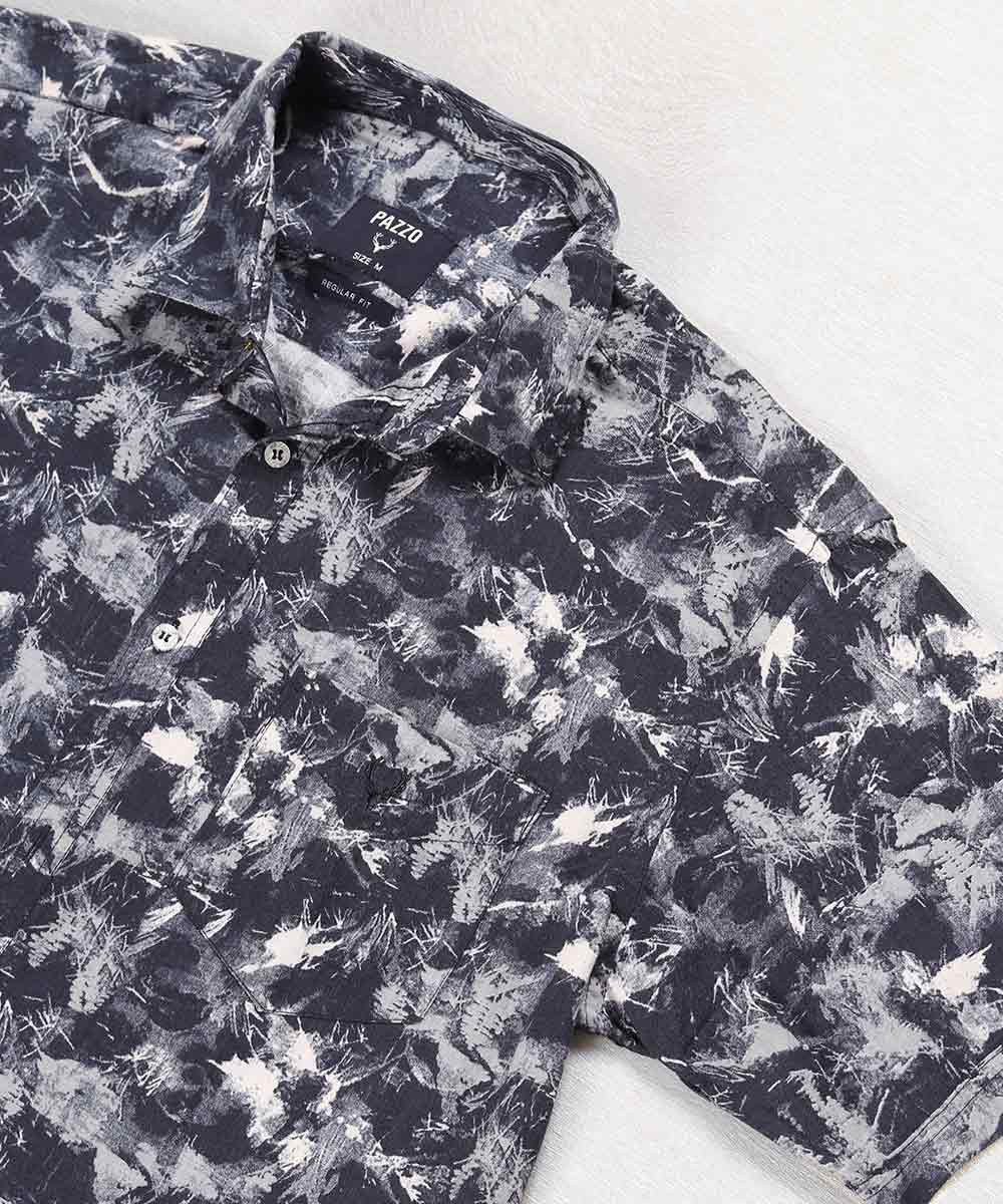                         سورمه ای شیری مشکی پیراهن آستین کوتاه کلاسیک 5501  - تصویر 10