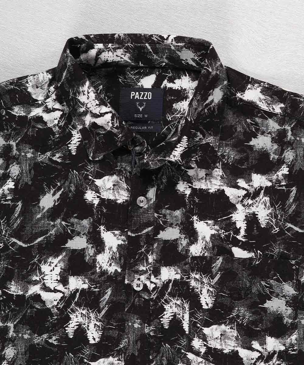                         سورمه ای شیری مشکی پیراهن آستین کوتاه کلاسیک 5501  - تصویر 8