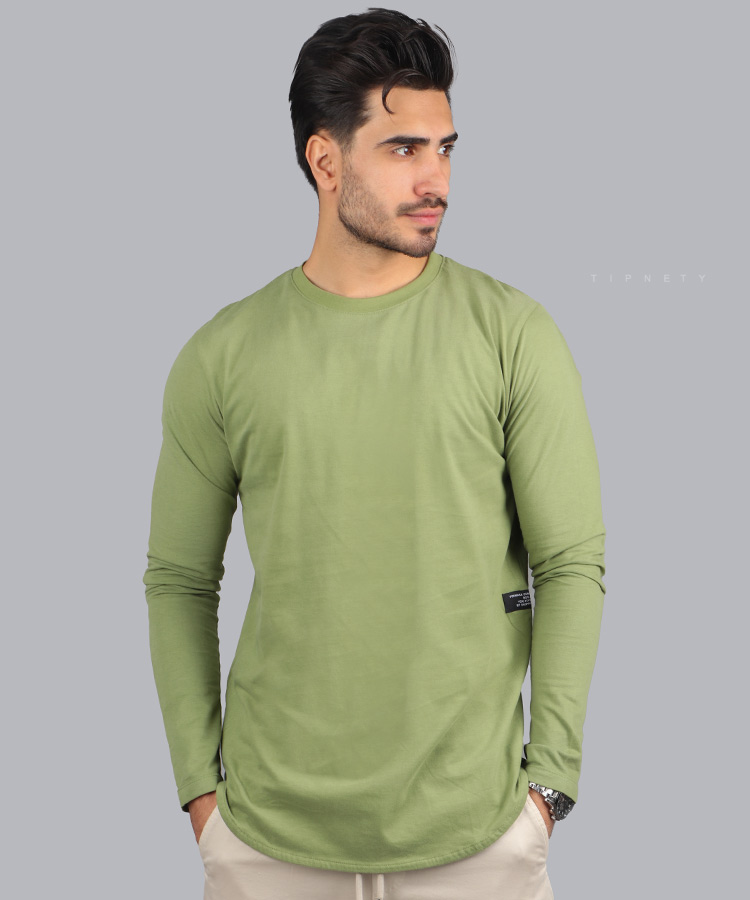 تیشرت مردانه آستین بلند ساده 5172