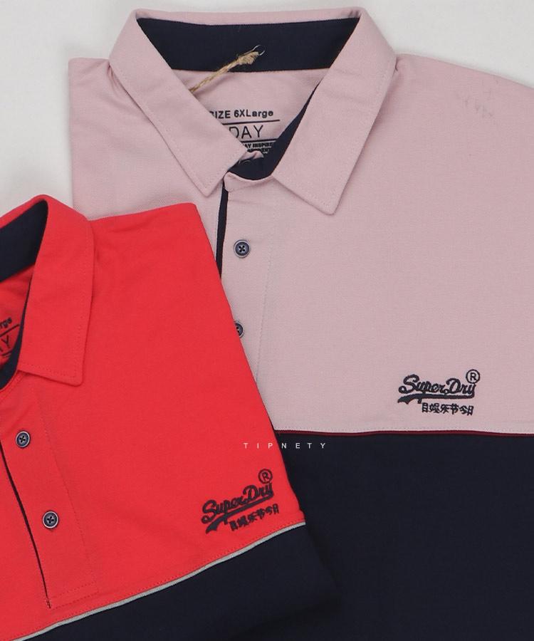 تیشرت یقه دار سایز بزرگ مردانه 5323