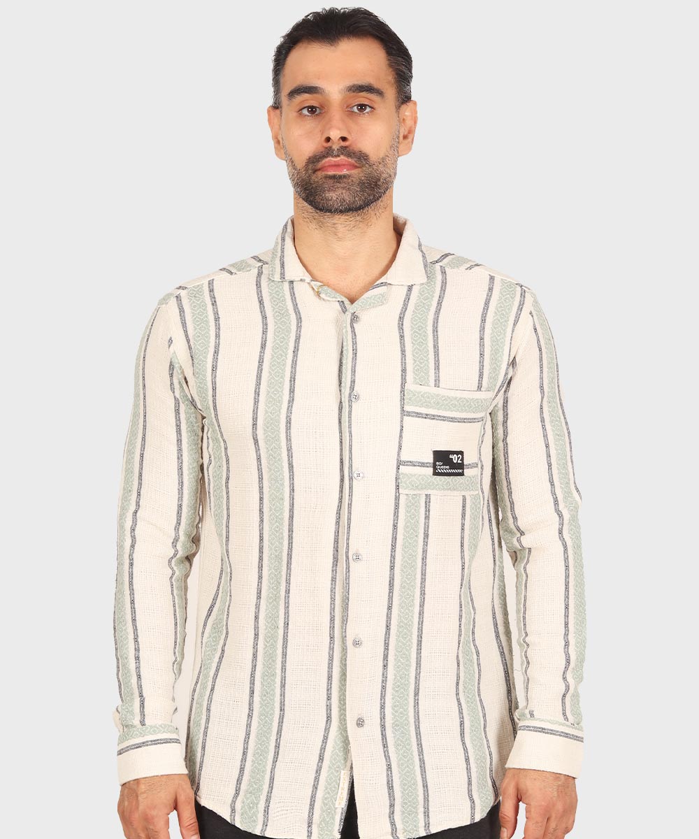         سورمه ای پسته ای لجنی پیراهن یقه انگلیسی 0137  - تصویر 3