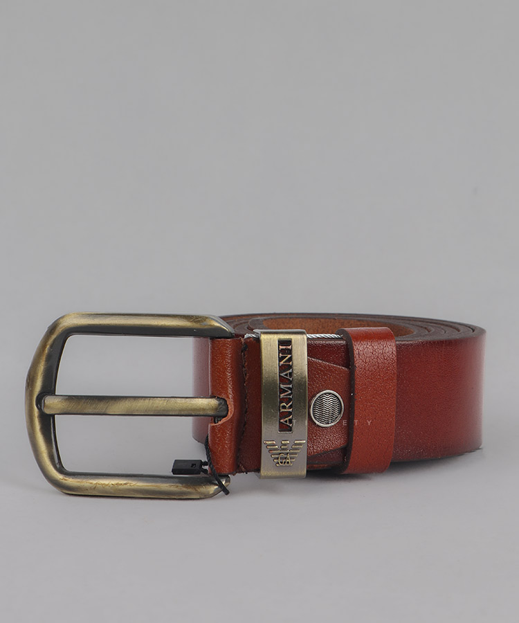 کمربند اسپرت مردانه عسلی Armani کد 2023