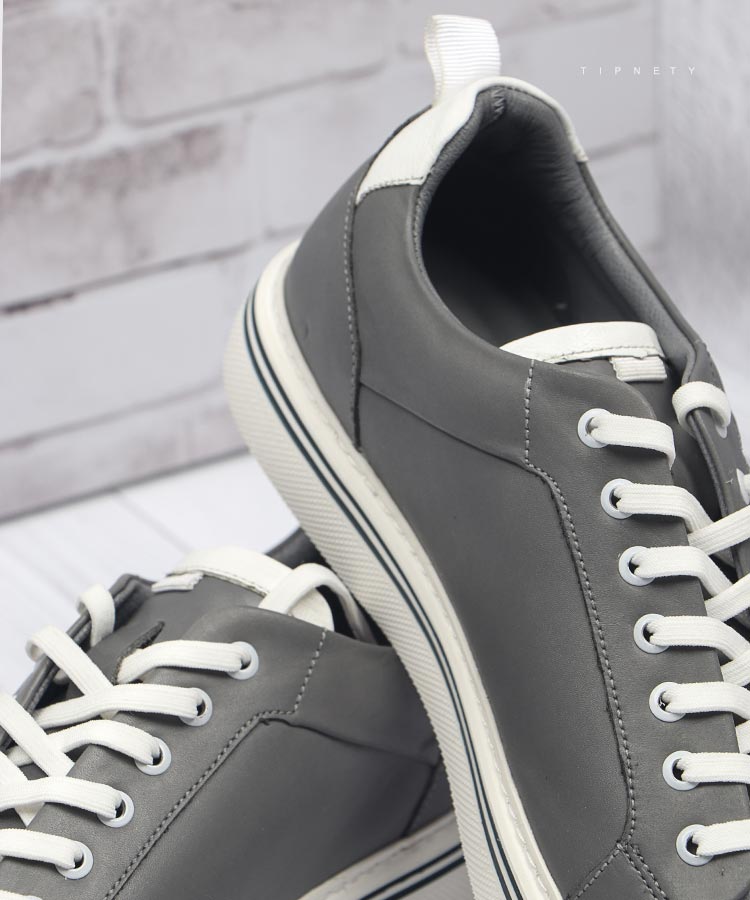         مشکی سفید طوسی کفش کژوال 0267  - تصویر 12