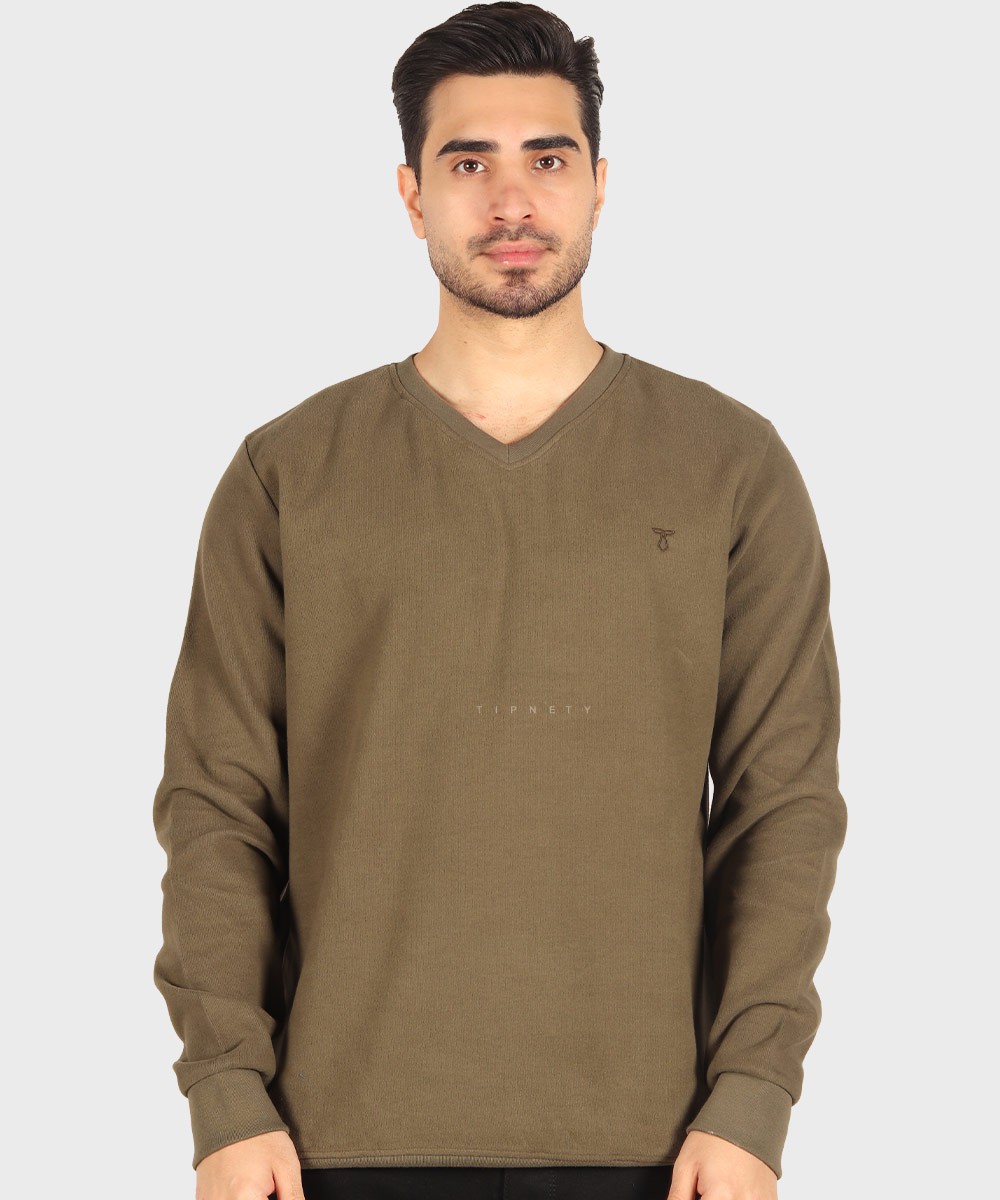                               آجری قهوه ای فرمی یشمی زرشکی خردلی کله غازی آبی روشن کاربنی سبز آبی چرک لجنی صدری مشکی پاییزه پلیور 5353  - تصویر 3