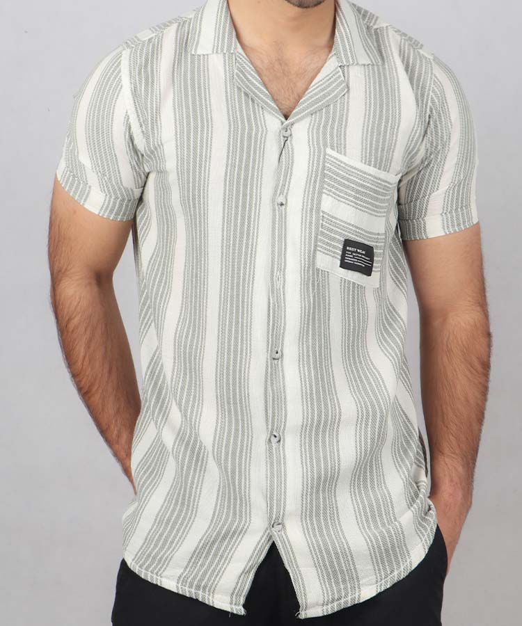                                                                         نفتی آبی سبز کرم کالباسی پیراهن لش 0685  - تصویر 6