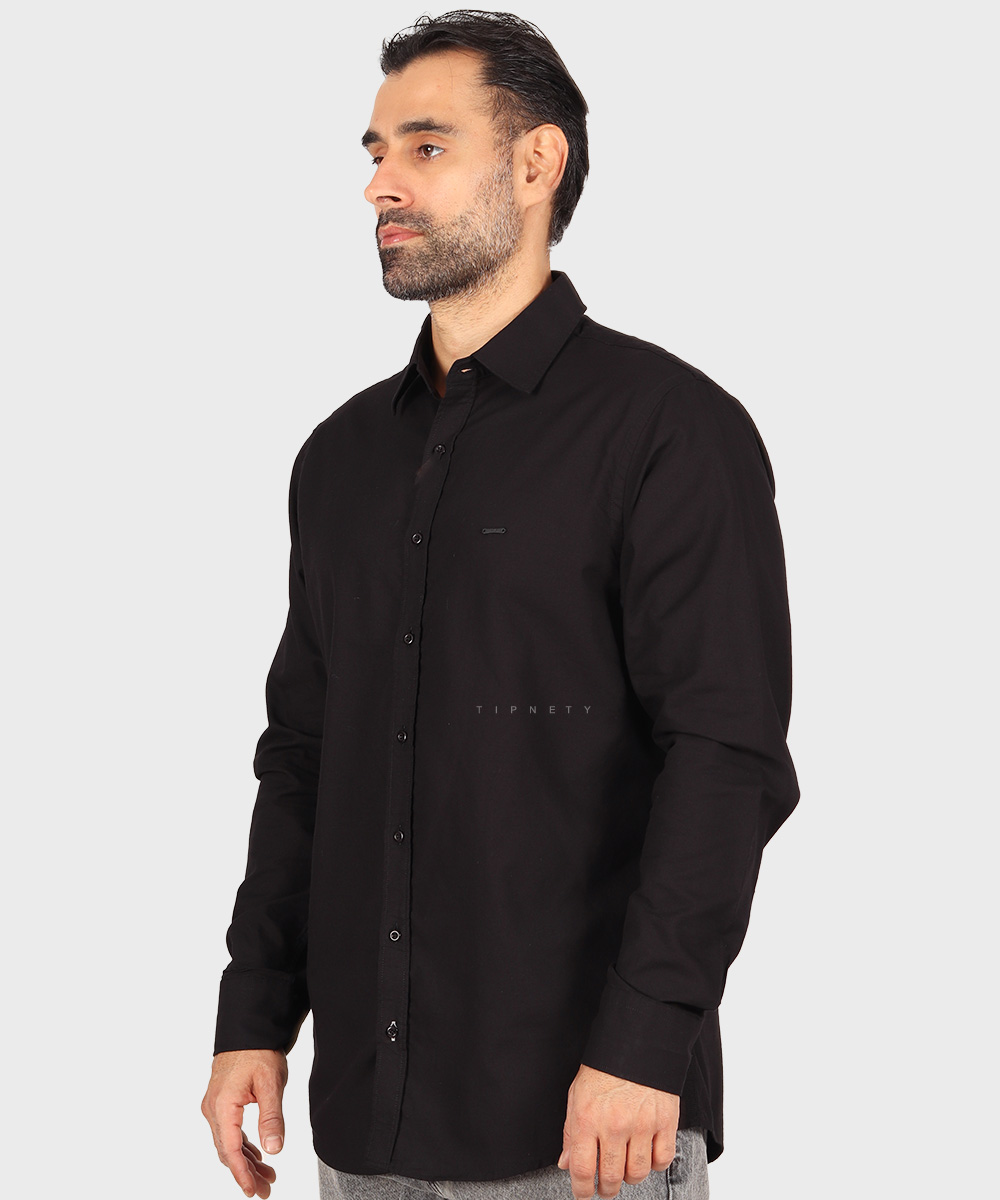                                                             سفید سورمه ای قهوه ای سبز مشکی آبی روشن لجنی ذغالی پیراهن آستین بلند فیت 5499  - تصویر 12