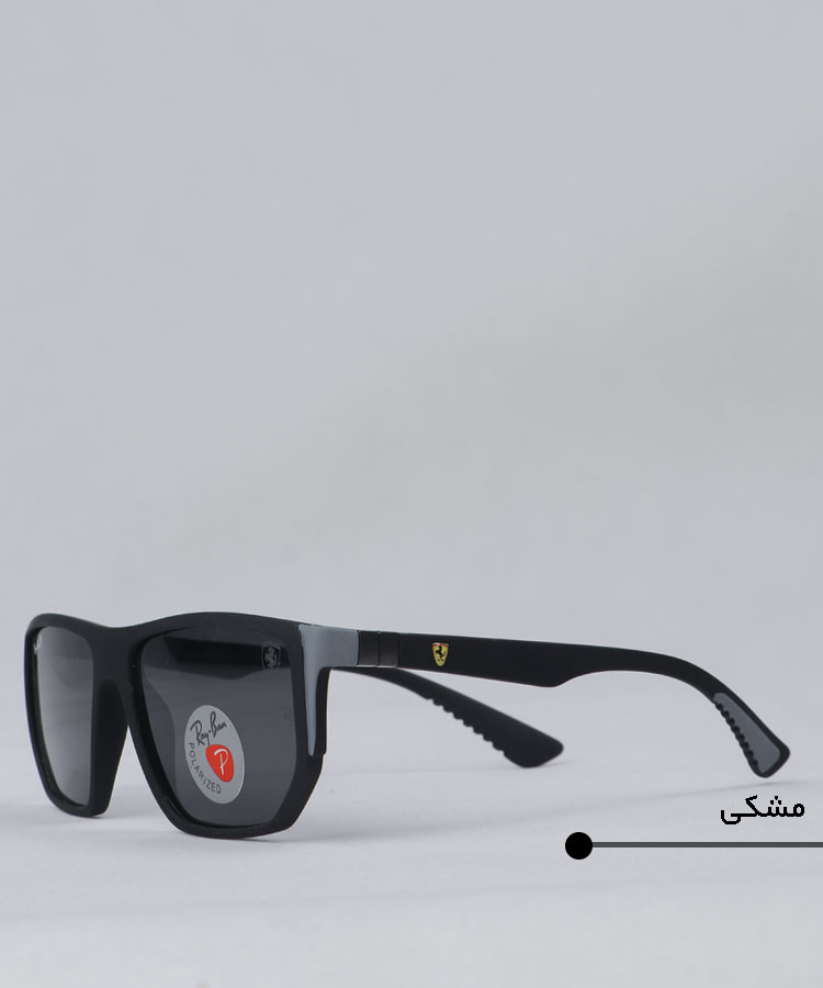                                                             مشکی طوسی قهوه ای دودی عینک آفتابی 8371  - تصویر 4