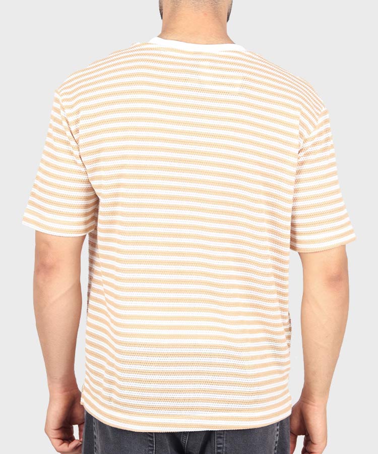             طوسی کرم مشکی تیشرت لش 1667  - تصویر 6