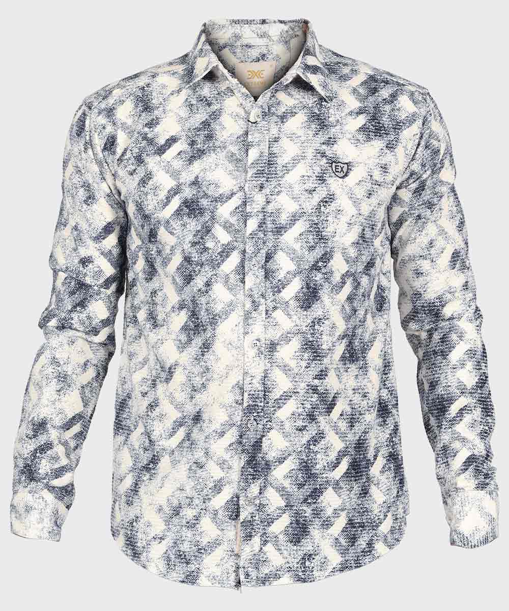 پیراهن پشمی مردانه طرحدار 0187