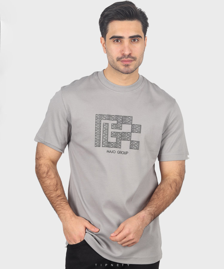                             مشکی یشمی طوسی شیری آبی روشن شکلاتی تیشرت لش 3250  - تصویر 5