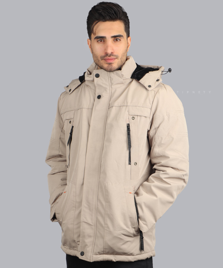                                                                                                                 سبز سورمه ای خاکی زمستانه کاپشن 0289  - تصویر 3