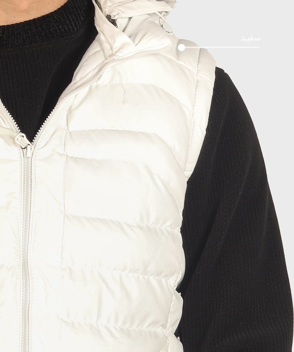         سفید یشمی کرم مشکی دودی زمستانه پافر 2771  - تصویر 5