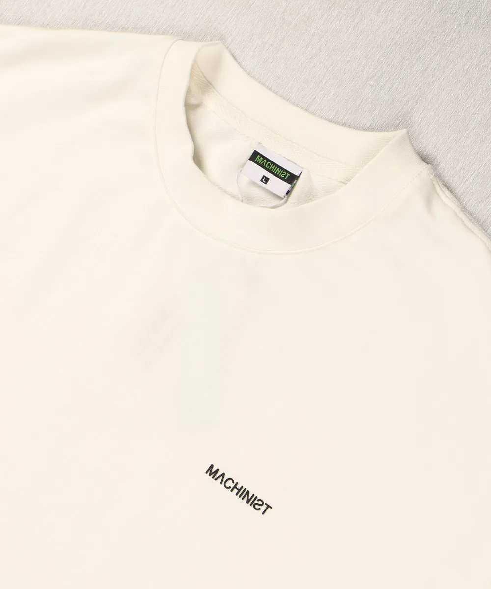 تیشرت لش سفید ساده برند ماچینیست 1789