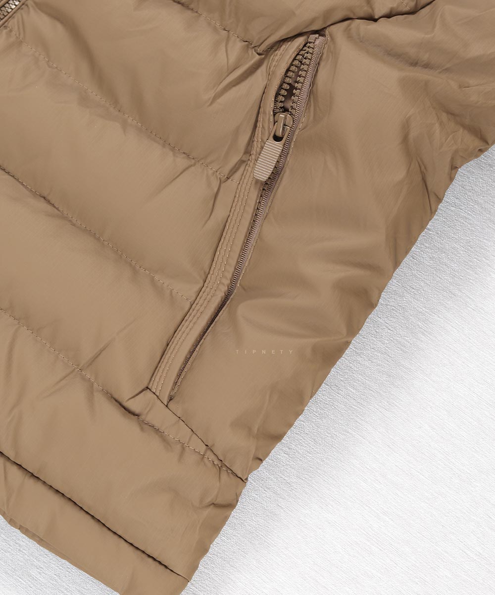                     استخوانی خاکی سبز مشکی زمستانه پافر 7022  - تصویر 28