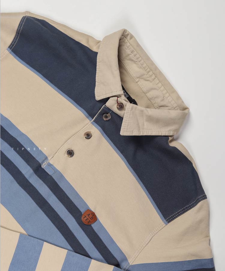 تیشرت یقه دار مردانه آستین بلند 0910