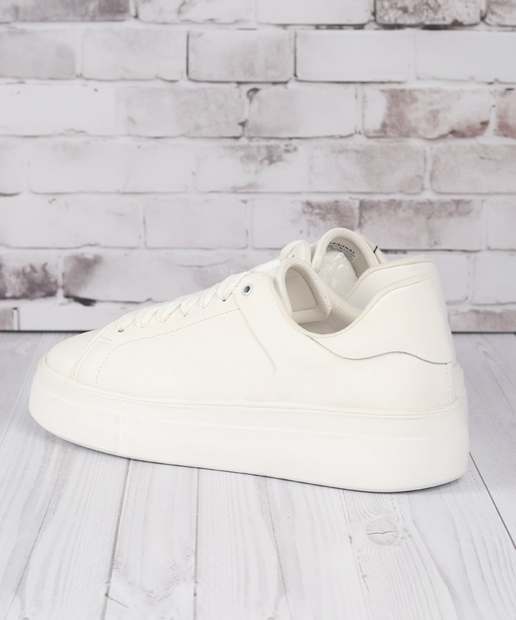 کرم سفید مشکی کفش روزمره (کتانی) 2170  - تصویر 5