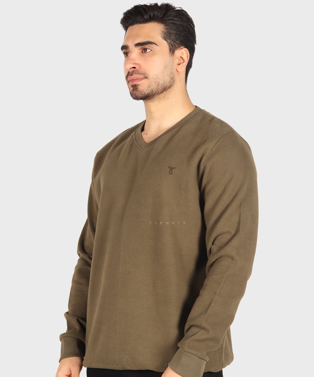                               آجری قهوه ای فرمی یشمی زرشکی خردلی کله غازی آبی روشن کاربنی سبز آبی چرک لجنی صدری مشکی پاییزه پلیور 5353  - تصویر 23