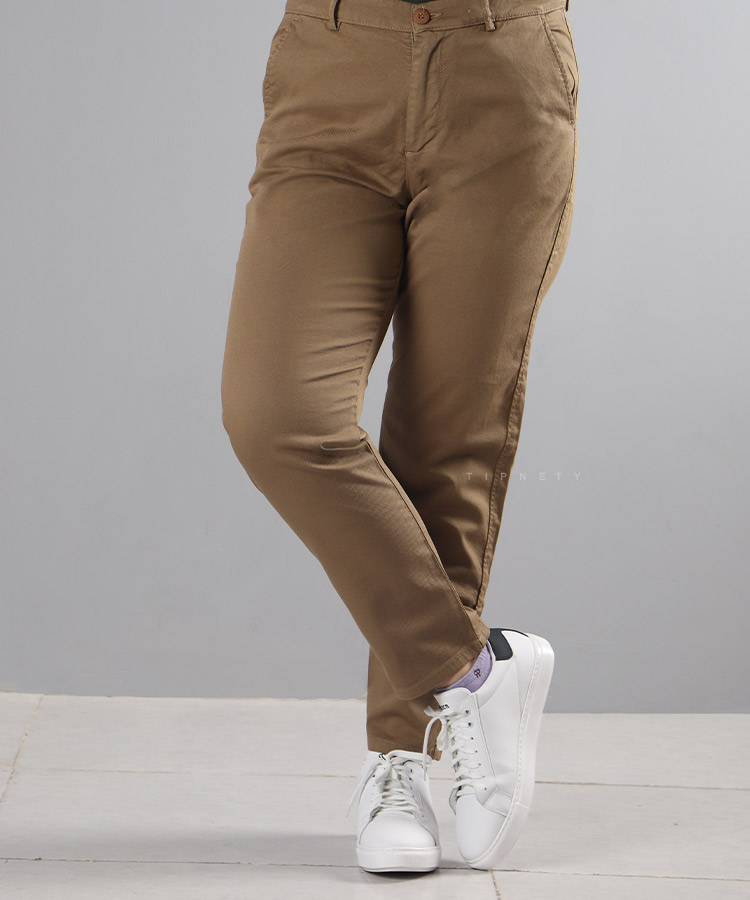                                                                                             سورمه ای کرم طوسی روشن ذغالی شلوار کتان 2340  - تصویر 4