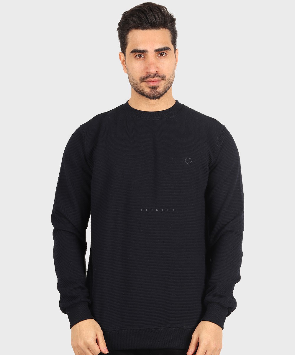         طوسی سورمه ای مشکی پاییزه تیشرت 6046  - تصویر 3