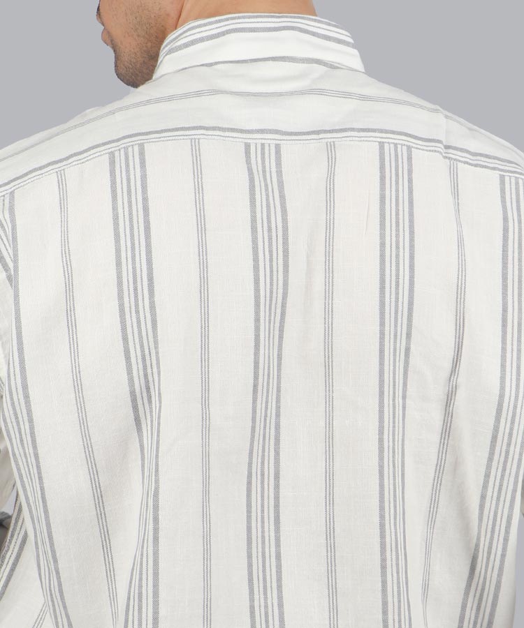                                 نوک مدادی پیراهن آستین بلند فیت 1155  - تصویر 5