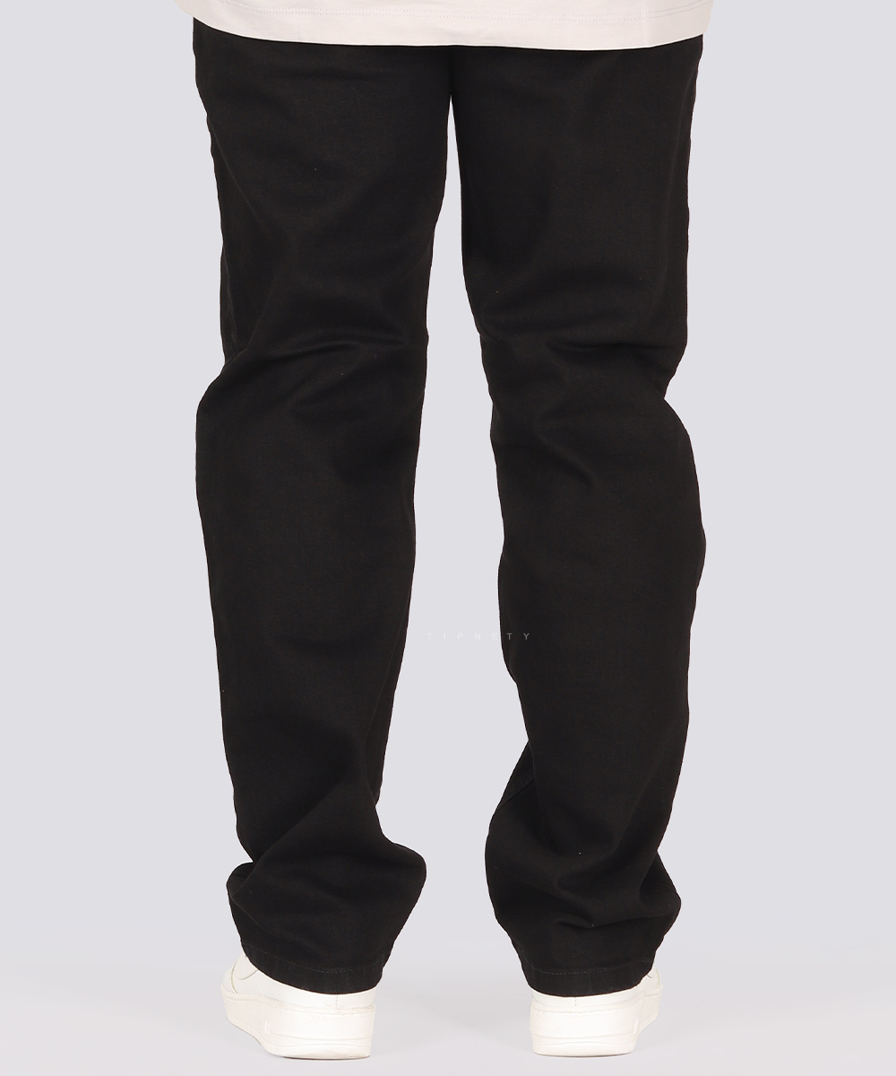       ذغالی مشکی شلوار جین رگولار 2903  - تصویر 3